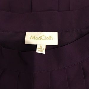 ModCloth Pleated tennis skirt-inspired
